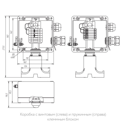 Коробка соединительная РТВ 601-1Б/2П-ИС в России