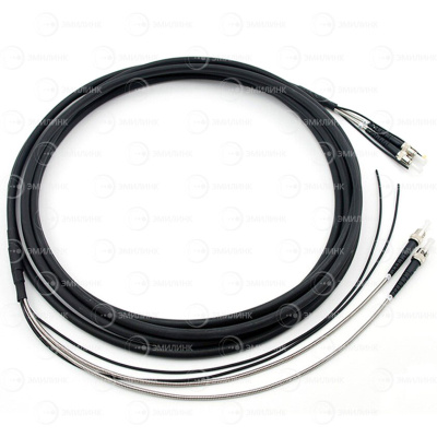 Сборка кабельная 8pc, ST/UPC-ST/UPC 9/125мкм, длина 80м, вывод 0.4м, буфер 3мм (NTSS-FO-BR-9-8-2.5-NU) в бухте в России